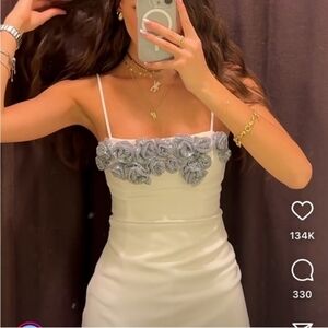Zara FLORAL JEWEL CAMISOLE
